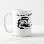 Badassの育樹専門家-チェーンソー コーヒーマグカップ (左)