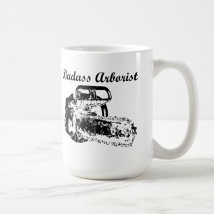 Badassの育樹専門家-チェーンソー コーヒーマグカップ