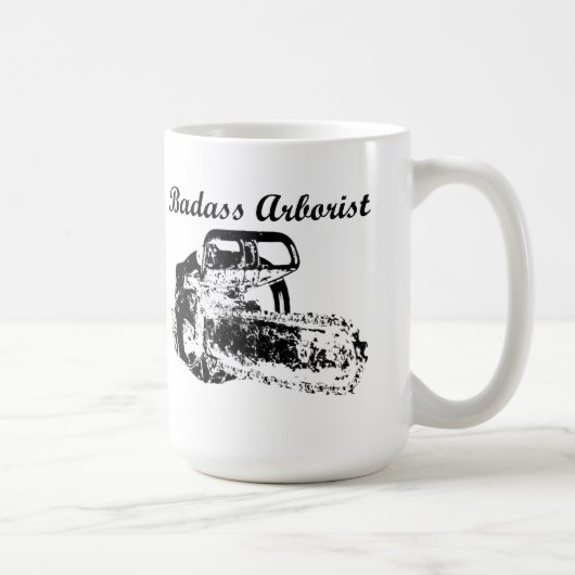 Badassの育樹専門家-チェーンソー コーヒーマグカップ (右)