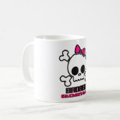 Badassの船員の女の子 コーヒーマグカップ (正面左)