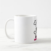 Badassの船員の女の子 コーヒーマグカップ (左)