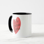 Badassの1人の母 マグカップ (正面左)