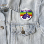 Badassはユニコーンを好みます! 缶バッジ (インサイチュ)