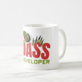 BADASSゲーム開発者 – ゲーム開発者 コーヒーマグカップ (正面右)