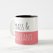 Badass及び華麗な朝 ツートーンマグカップ (正面左)