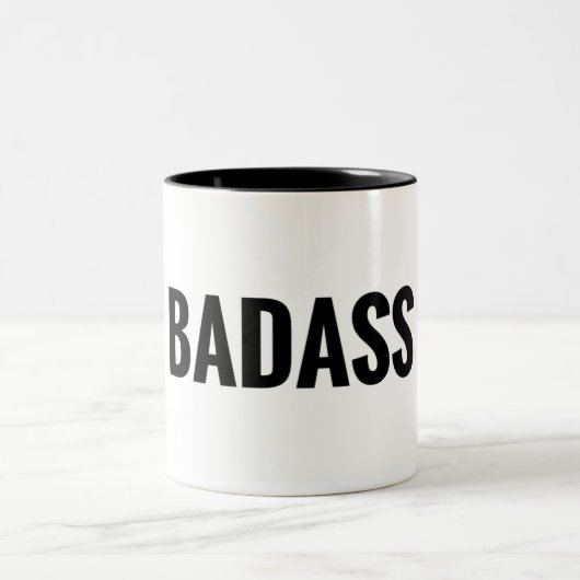 Badass ツートーンマグカップ (中央)