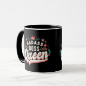 Badass Boss Queen マグカップ (正面左)
