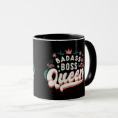 Badass Boss Queen マグカップ (正面右)