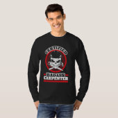 Badass Carpenter Gift – 認定Badass Carpenter Tシャツ (正面フル)
