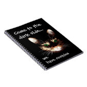 Badass Cats - 「Dark Side has Cookie」(ダークサイドにクッキーがあ ノートブック (右側)