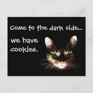 Badass Cats - 「Dark Side has Cookie」(ダークサイドにクッキーがあ ポストカード