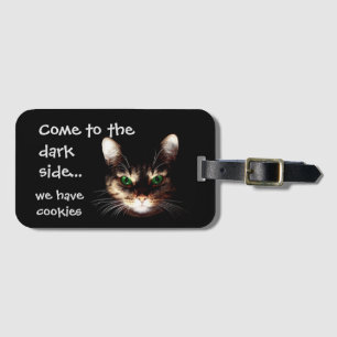 Badass Cats - 「Dark Side has Cookie」（ダークサイドにクッキーがあ ラゲッジタグ