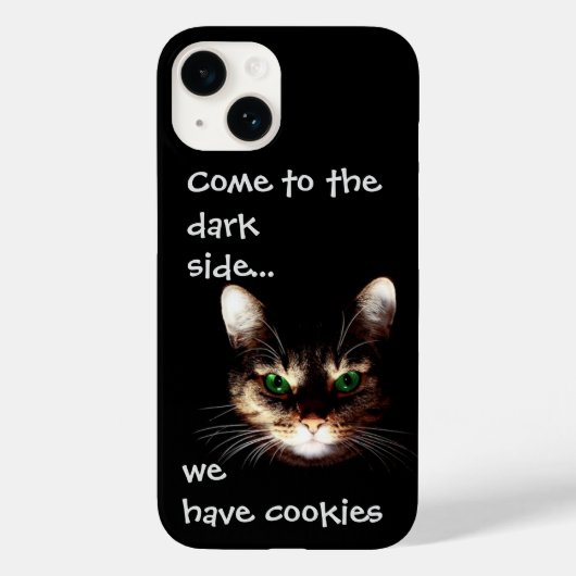 Badass Cats - 「Dark Side has Cookie」(ダークサイドにクッキーがあ Case-Mate iPhoneケース (裏面)