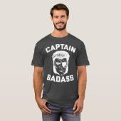 Badass Charcoal Heather T-Shirt大尉 Tシャツ (正面フル)