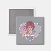 BADASS FEMINIST、漫画 マグネット (正面/裏面)