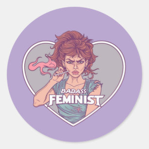 BADASS FEMINIST、漫画 ラウンドシール