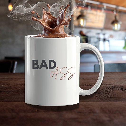 BADAss – Funny Coffee Humor | Modern Boss コーヒーマグカップ