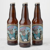 Badass Game Changer （名前とスタイル） ビールラベル (ボトル)