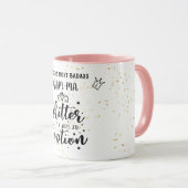 BADASS GLAM-MA -グリッターは常にオプションおもしろい マグカップ (正面右)