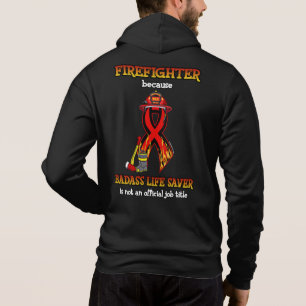 BADASS LIFE SAVER...消防士 パーカ