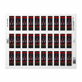 Badass Mafia E-Sport Team Gaming Mascot T-Shirt ラベル (フルシート)