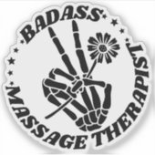 Badass Massage Therapist  シール (正面)