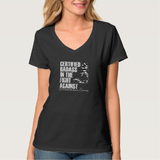 Badass Neuroendocrine Cancer Awareness NET Zebra R Tシャツ