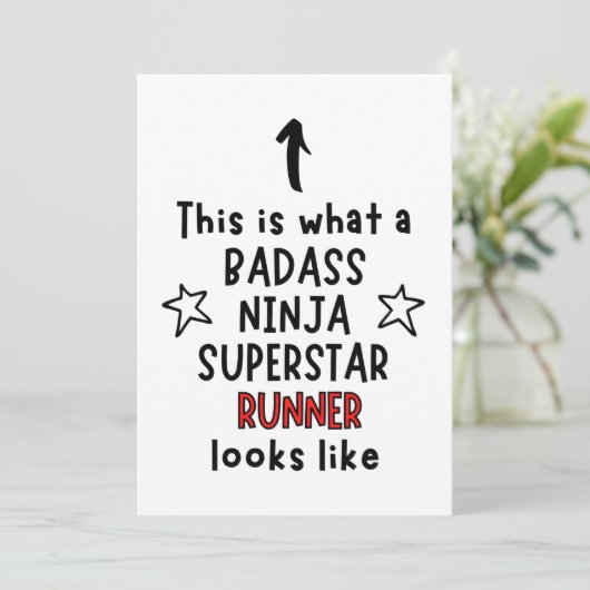 Badass, Ninja, Superstar, Runner カード (スタンド正面)