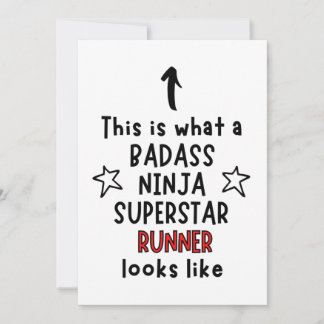 Badass, Ninja, Superstar, Runner カード