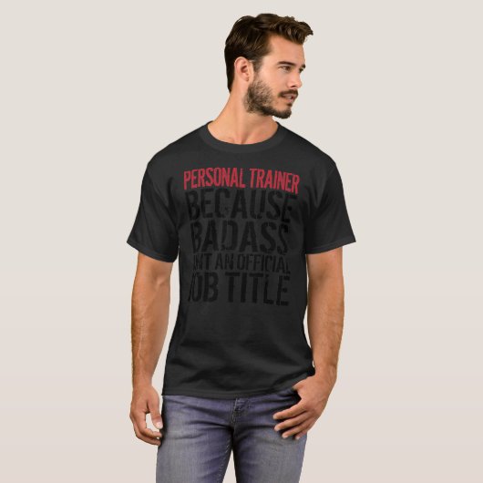 Badass Personal Trainer Classic T-Shirt Tシャツ (正面フル)