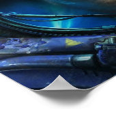 Badass sloth poster ポスター (角)