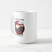 Badassedのラーテル コーヒーマグカップ (正面左)