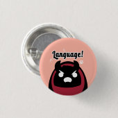 Badboyhalo「言語!」 ピン – Mcyt Pinボタン – Bbh (正面&裏面)