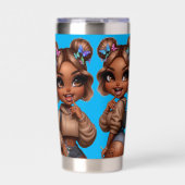 Baddie CHIBI DOLL 保温保冷タンブラー (正面)