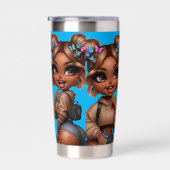 Baddie CHIBI DOLL 保温保冷タンブラー (右面)