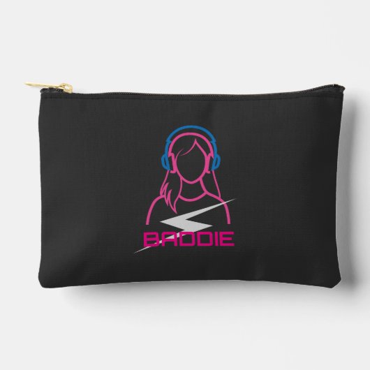 Baddie Lifestyle DJ Headphones アクセサリーポーチ (正面)