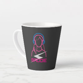 Baddie Lifestyle DJ Headphones カフェラテマグ