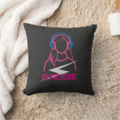 Baddie Lifestyle DJ Headphones クッション (ブランケット)