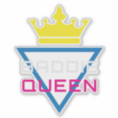 Baddie Queen Crown Y2K シール (正面)
