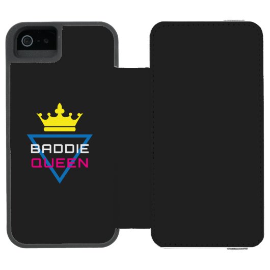 Baddie Queen Crown Y2K Incipio iPhoneウォレットケース (フォリオ Open)