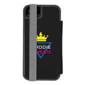 Baddie Queen Crown Y2K Incipio iPhoneウォレットケース (フォリオ裏面)