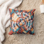 Baddy Daddy Chopper幾何学的な反政府勢力デザイン クッション (ブランケット)