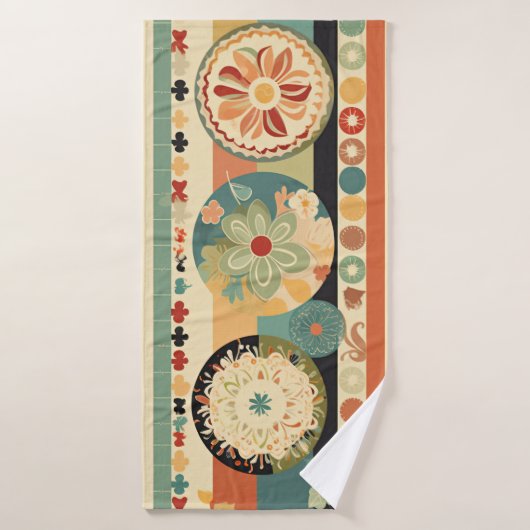 Badehandtuch im Retro look バスタオル (バスタオル)