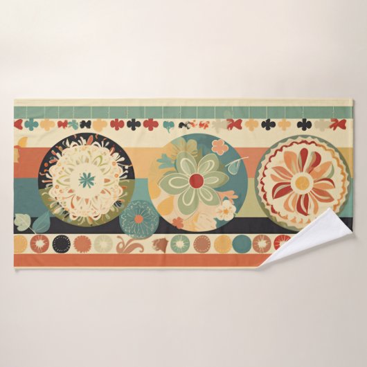 Badehandtuch im Retro look バスタオル (バスタオル)