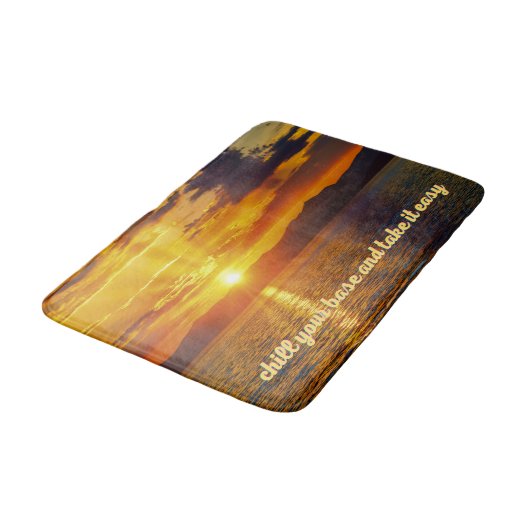 Badematte Chill Your Base バスマット (アングル)