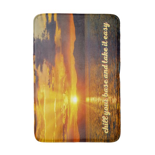 Badematte Chill Your Base バスマット (正面縦)