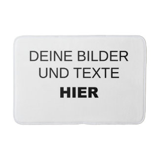 Badematte selbst gestalten - kreatives Geschenk バスマット