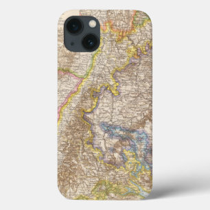 Badenドイツの地図書の地図 iPhone 13ケース