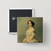 Baden 1856年のプリンセスのポートレート 缶バッジ (正面&裏面)