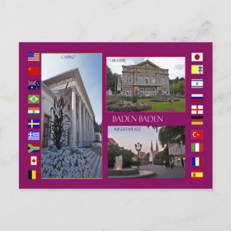 Baden-Baden Ansichtskarte ポストカード
